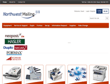 Tablet Screenshot of nwmailing.com